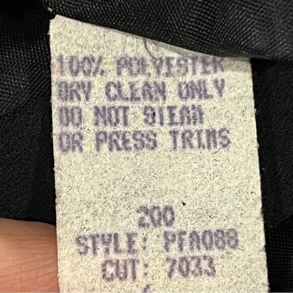 CDC Caren Desiree company vintage halter little black dress size 6 - Picture 11 of 13